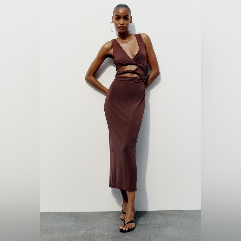 Zara cut out dress